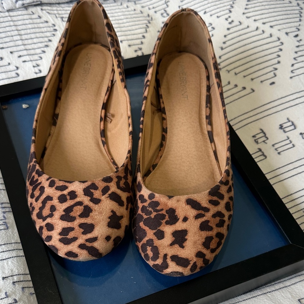 Lane Bryant Leopard Print Flats